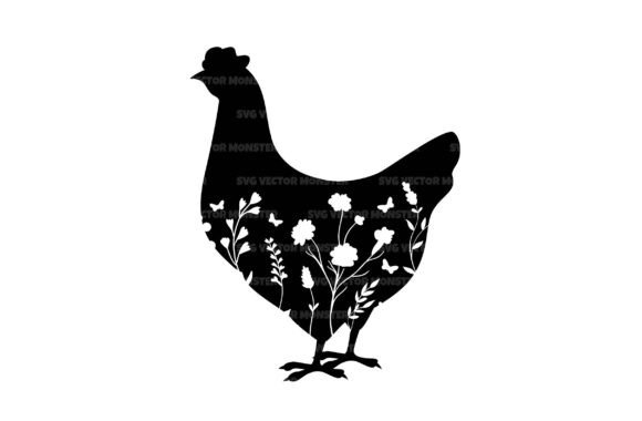 Floral Chicken Svg Png Review