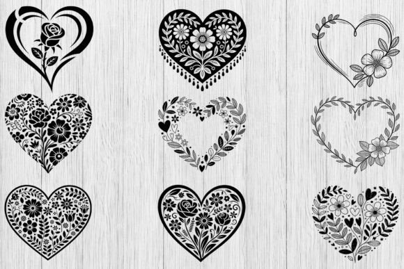 Floral Heart Svg Bundle Review