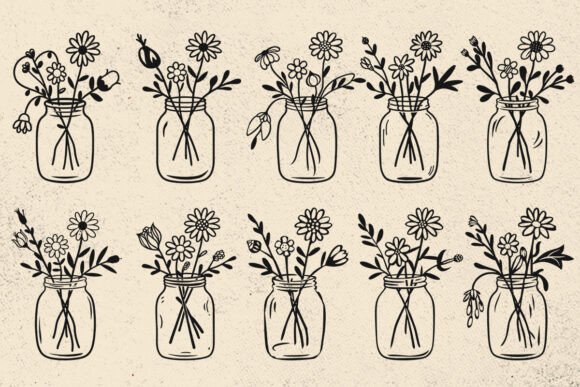 Floral Jar Svg Bundle Review