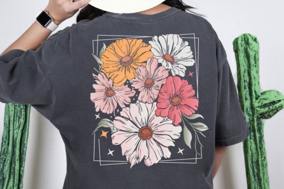 Floral Mama Svg, Vintage Flower Svg