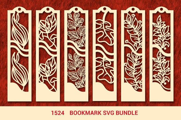 Mother's Day Floral Bookmark Svg Cut1524