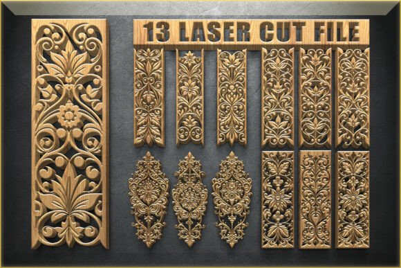 Ornate Floral Panel SVG Review